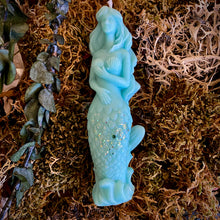 Load image into Gallery viewer, Mermaid Shaped Magic Pillar Candle