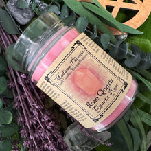 Load image into Gallery viewer, Crystal Magic Rose Quartz Spell Candle