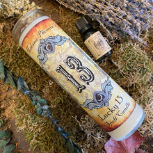 Load image into Gallery viewer, Friday the 13th - Lucky 13 - 7 Day Spell Candle