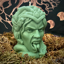 Load image into Gallery viewer, Medusa Head Shaped Protection Candle