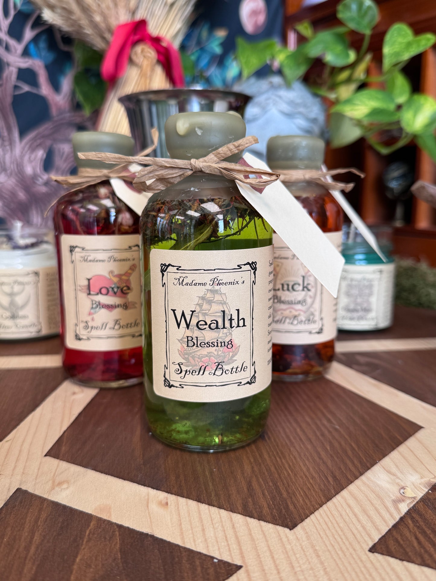 Wealth Blessing Spell Bottle