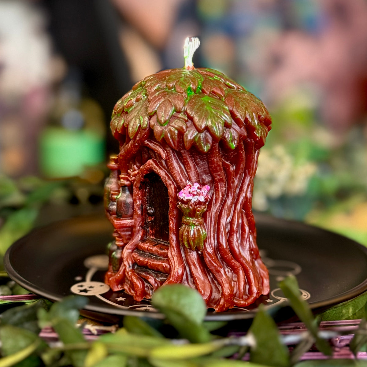 Fairy House Blessing Candle