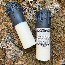 Load image into Gallery viewer, Reversing Tall Spell Pillar Candle