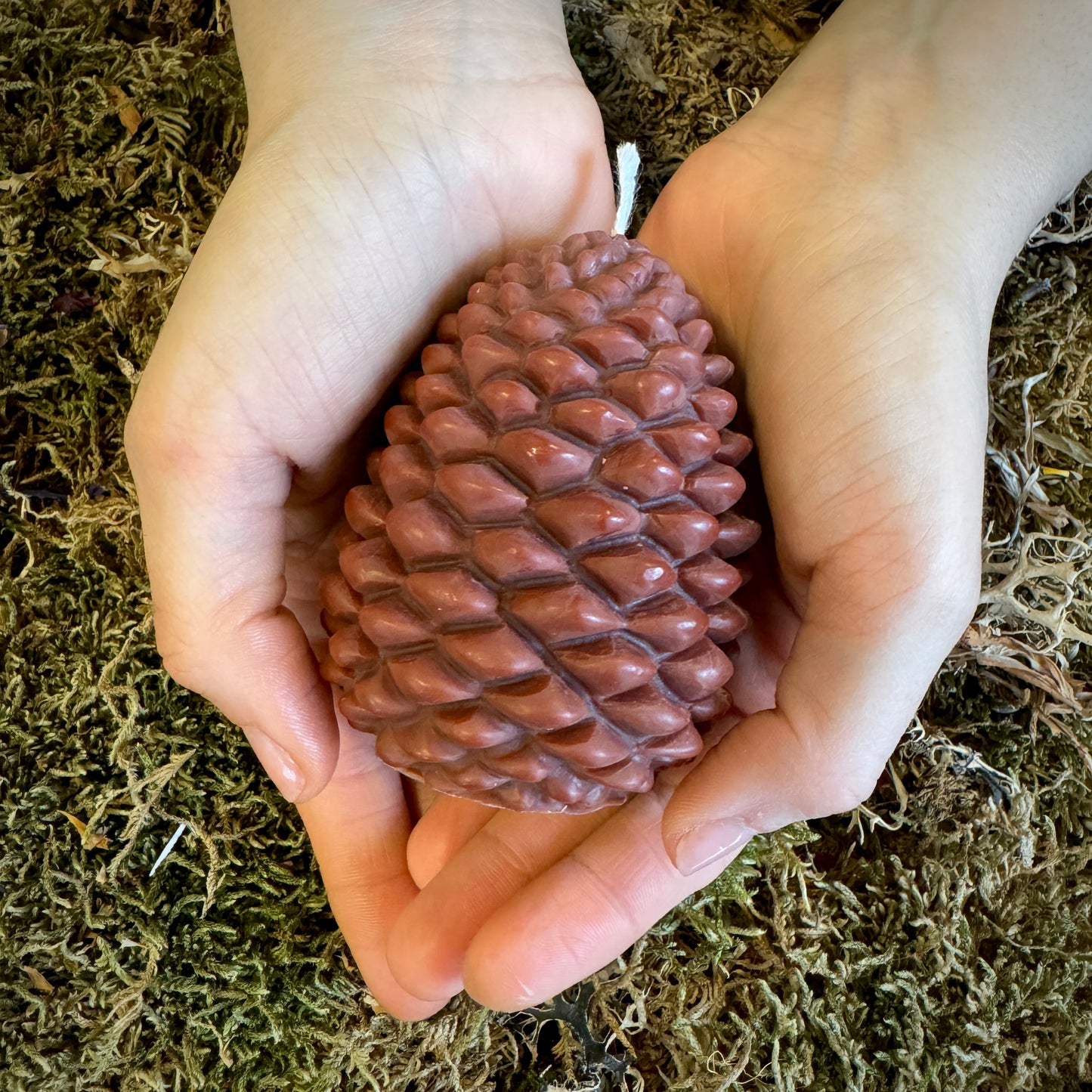 Pinecone Shaped Candle