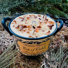 Load image into Gallery viewer, Pot of Gold Abundance & Prosperity Cauldron Candle