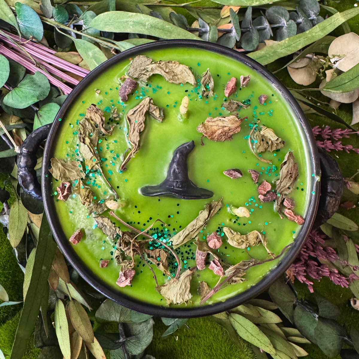 Witches Brew Autumn Cauldron Candle
