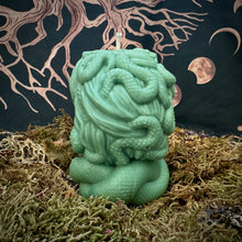 Load image into Gallery viewer, Medusa Head Shaped Protection Candle