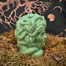 Load image into Gallery viewer, Medusa Head Shaped Protection Candle
