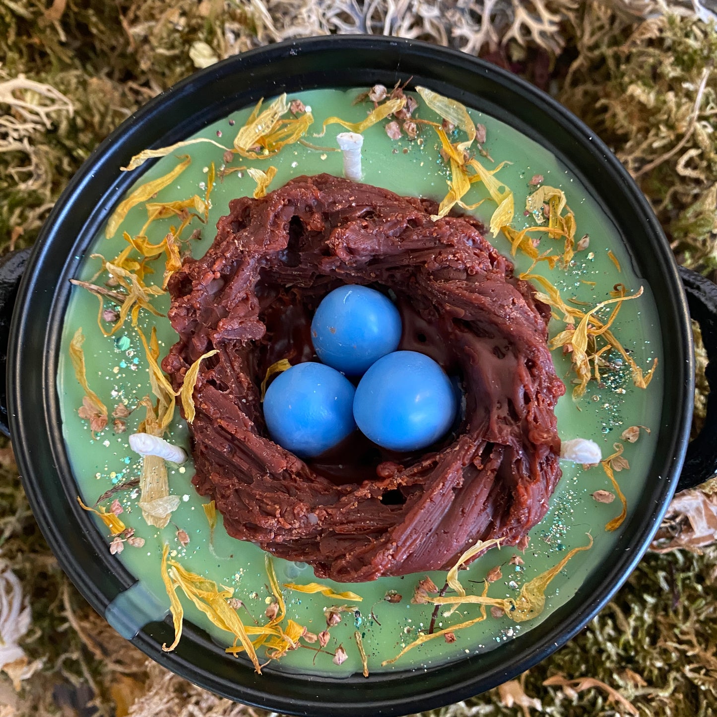 Bougie de chaudron de bénédiction d’Ostara