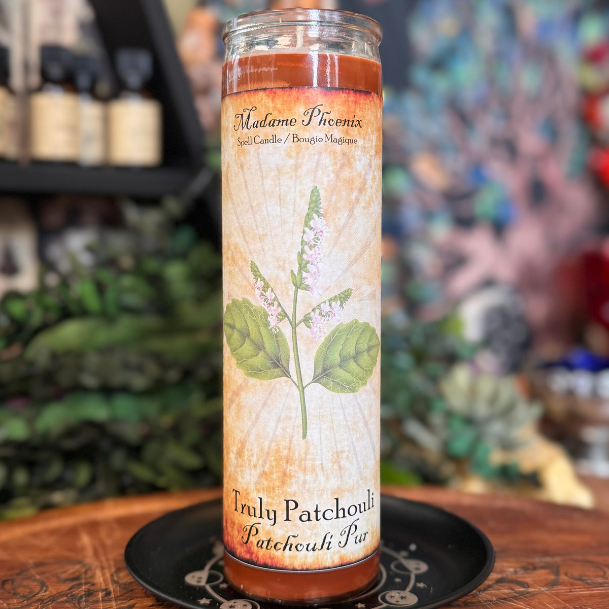 Patchouli Love & Prosperity All Natural Herbal Blessing Candle