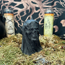 Load image into Gallery viewer, Veiled Skull Shaped Candle