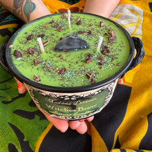 Load image into Gallery viewer, Witches Brew Autumn Cauldron Candle