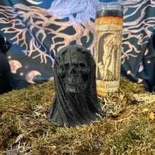 Load image into Gallery viewer, Veiled Skull Shaped Candle