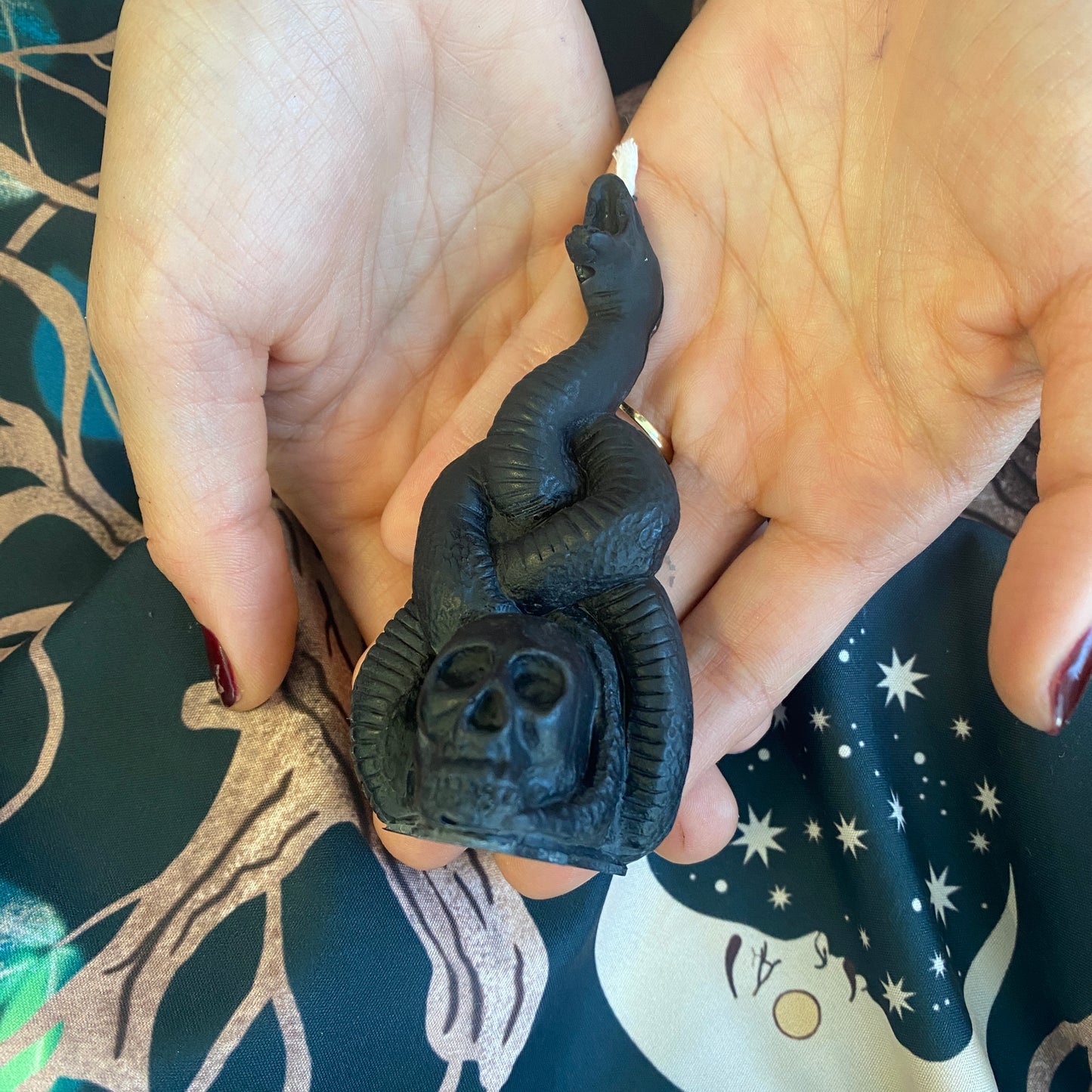 Snake Shaped Candle for Transformation and Personal Change