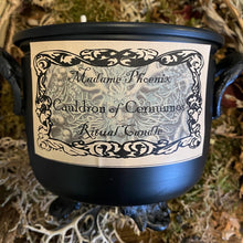 Load image into Gallery viewer, Cauldron of Cernunnos Horned One Wicca God Altar Spell Candle