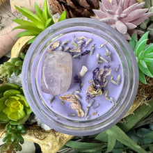 Load image into Gallery viewer, Crystal Magic Amethyst Spell Candle
