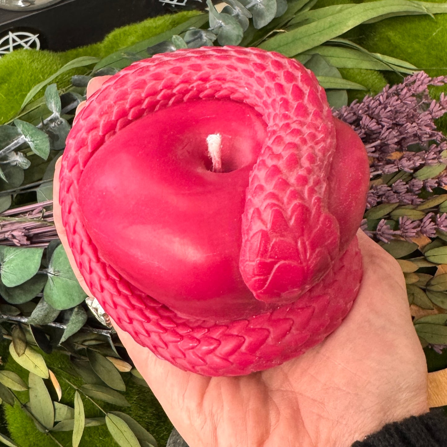 Serpents Kiss Shaped Spell Candle
