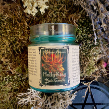 Charger l'image dans la galerie, Bougie de bénédiction des fêtes de Noël Holly King Solstice Yule