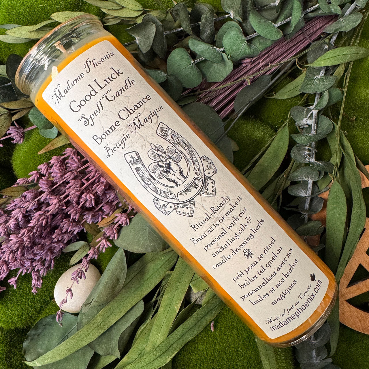 Good Luck 7 Day Candle - Customizable!