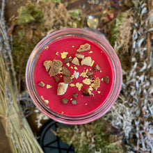 Load image into Gallery viewer, Solstice Morn Yule Holiday Blessing Candle