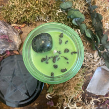 Load image into Gallery viewer, Crystal Magic Jade Spell Candle