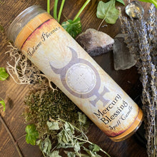 Load image into Gallery viewer, Planetary Magic Mercury Blessing Prosperity Spell Candle