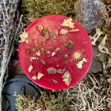 Load image into Gallery viewer, Solstice Morn Yule Blessing Chunky Pillar Candle