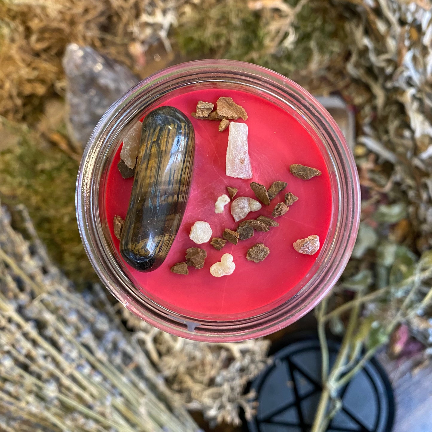 Strength Tarot Card Ritual Spell Candle
