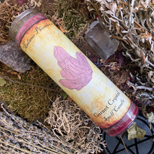 Load image into Gallery viewer, Crystal Magic Garnet Spell Candle