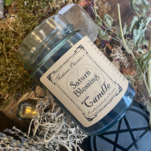 Load image into Gallery viewer, Planetary Magic Saturn Spell Candle
