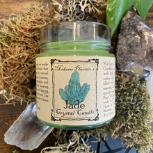 Load image into Gallery viewer, Crystal Magic Jade Spell Candle