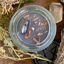 Load image into Gallery viewer, Crystal Magic Hematite Spell Candle