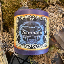 Load image into Gallery viewer, Samhain Witch's Sabbat Chunky Ritual Candle