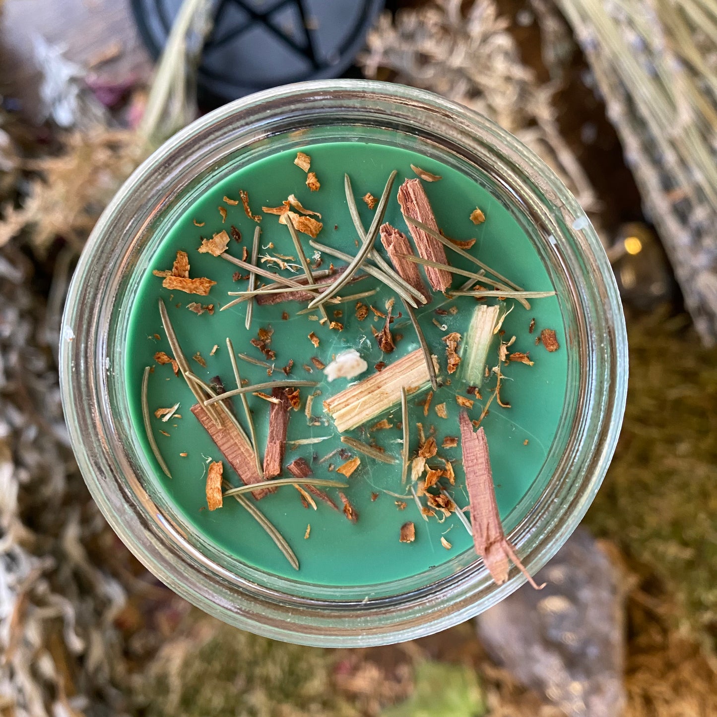 Sacred Grove Forest Magic Spell Candle