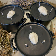 Load image into Gallery viewer, Black Mirror | scrying mirror | scrying bowl | ritual spell candle