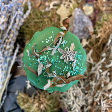 Load image into Gallery viewer, Green Fairy Absinthe Magic Pillar Candle