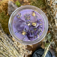Load image into Gallery viewer, Crystal Magic Amethyst Spell Candle