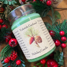 Load image into Gallery viewer, Yule Garland Holiday Magic Candle