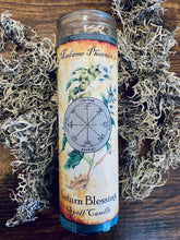 Load image into Gallery viewer, Planetary Magic Saturn Spell Candle