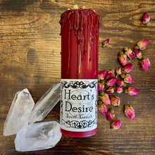 Load image into Gallery viewer, Heart's Desire Magic Spell Pillar Candle