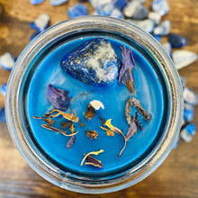 Load image into Gallery viewer, Crystal Magic Lapis Lazuli Candle