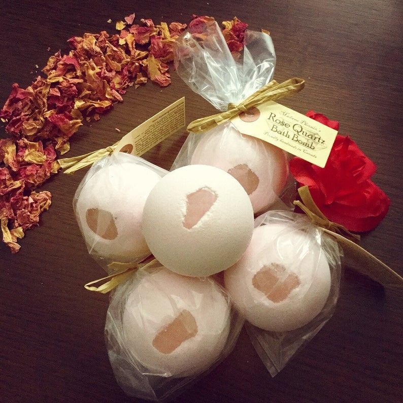 Rose Quartz Magic Spell Love Bath Bomb