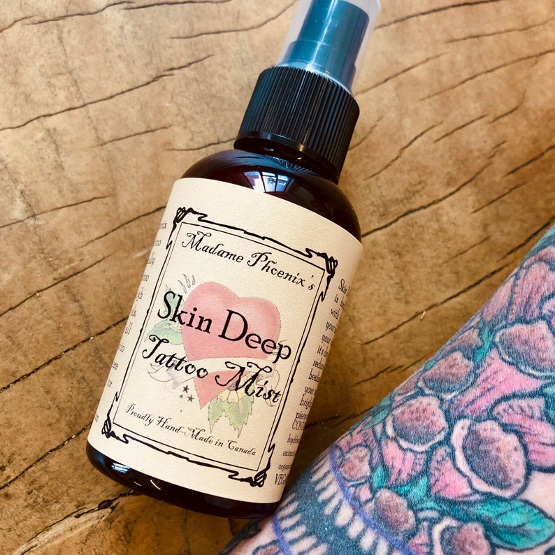 Spray de guérison de tatouage entièrement naturel Skin Deep