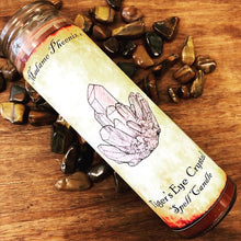 Load image into Gallery viewer, Crystal Magic Tiger's Eye Spell Candle