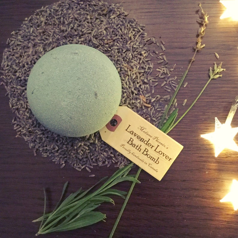 Lavender Lover All Natural Vegan Bath Bomb