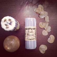 Load image into Gallery viewer, Full Moon Pillar Magic Altar Pillar Candle
