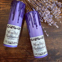 Load image into Gallery viewer, Mindful Meditation Ritual Pillar Spell Candle
