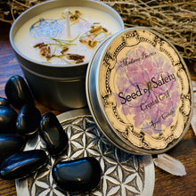 Load image into Gallery viewer, Crystal Grid Spell Candle