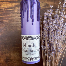 Load image into Gallery viewer, Mindful Meditation Ritual Pillar Spell Candle
