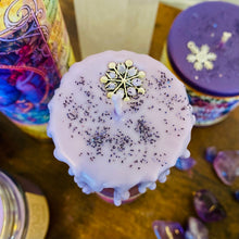 Load image into Gallery viewer, Sugar Plum Fairy Holiday Magic Tall Pillar Candle